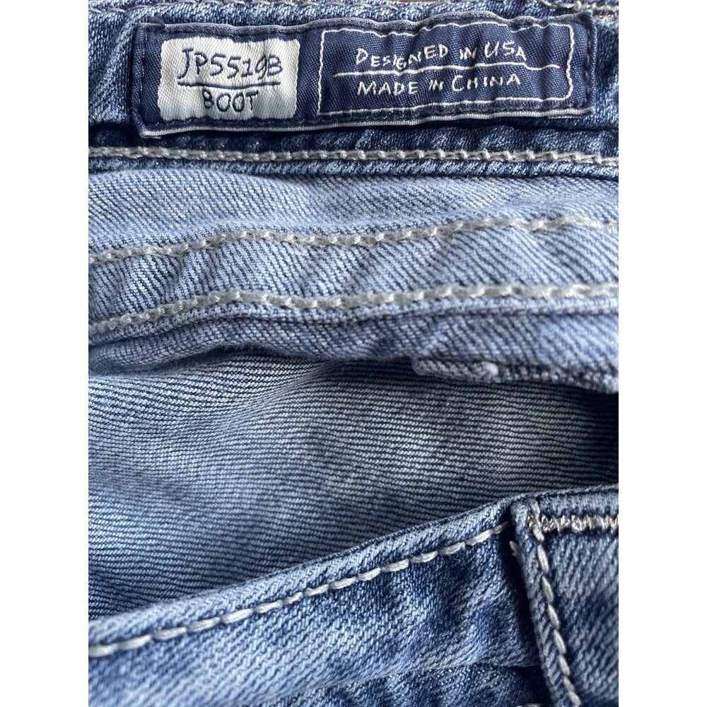 Miss Me Jeans Women’s 28 Bootcut JP5519B Embroidered Cross Bling Pocket JP5519B - Picture 3 of 13